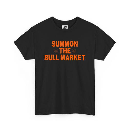 Summon The Bull Market Graphic Tee - Crypto Halloween T-Shirt