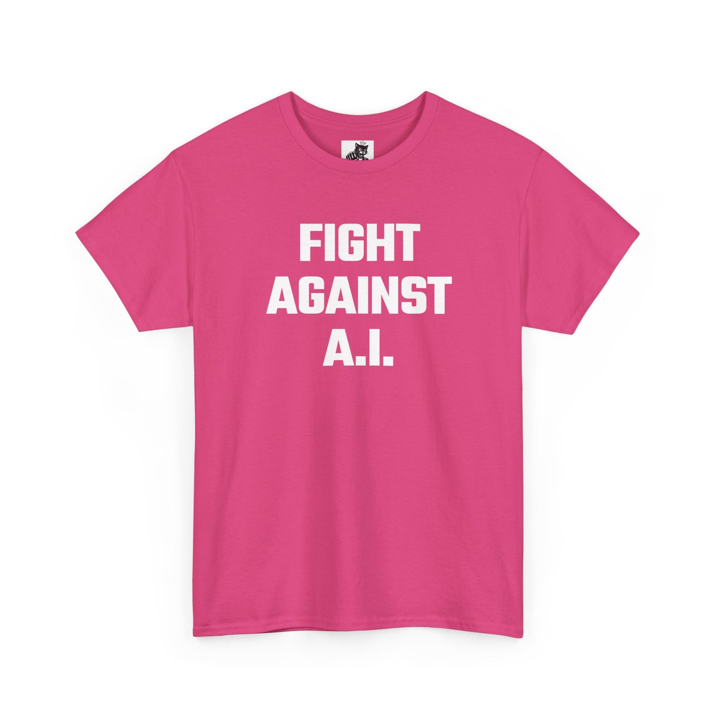 Fight Against A.I. Graphic Tee - Unisex Cotton T-Shirt