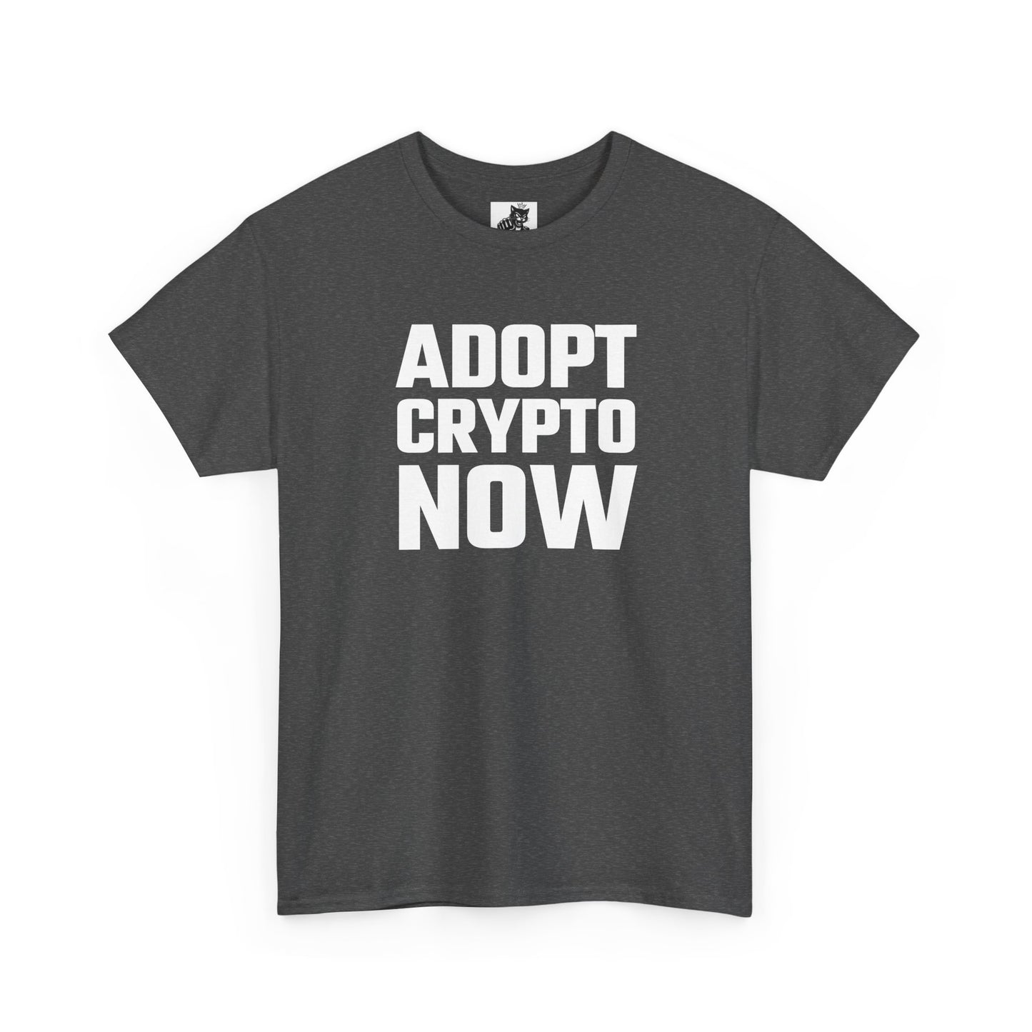 Adopt Crypto Now Graphic T-Shirt