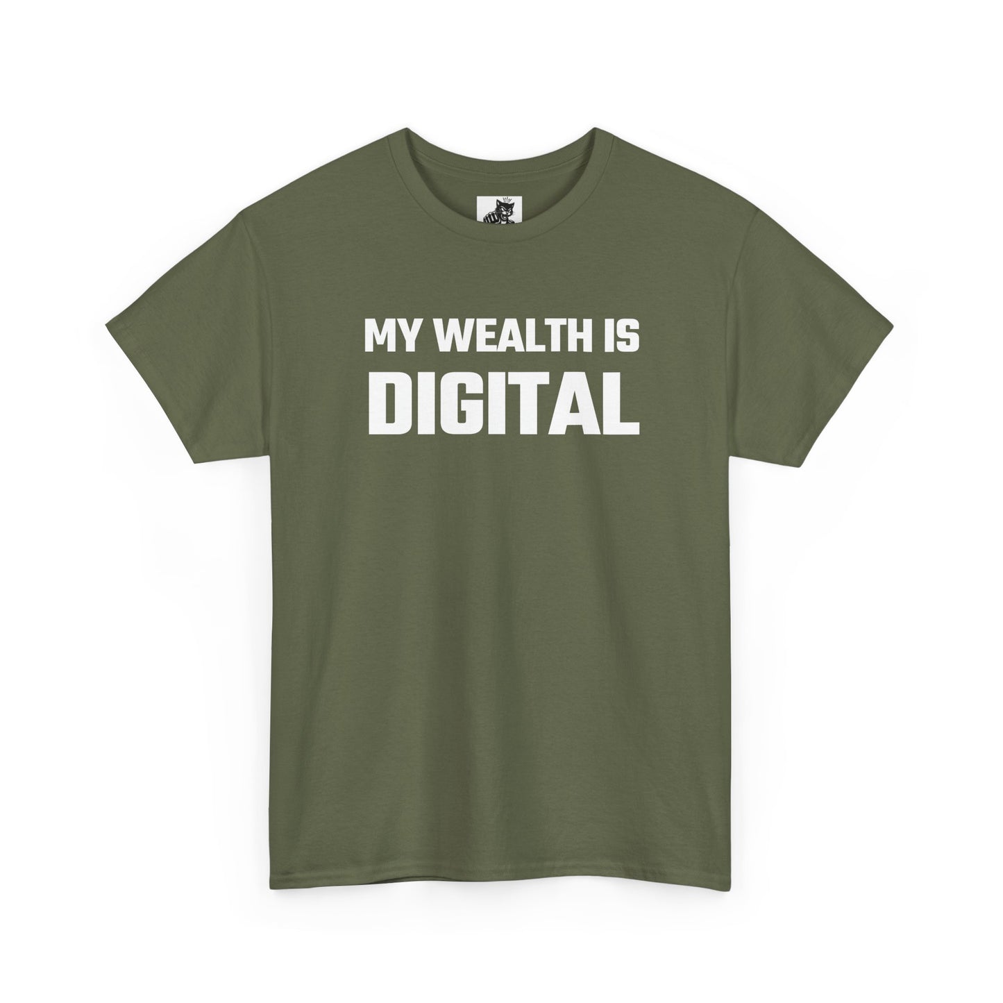 My Wealth Is Digital - Crypto Themed T-Shirt