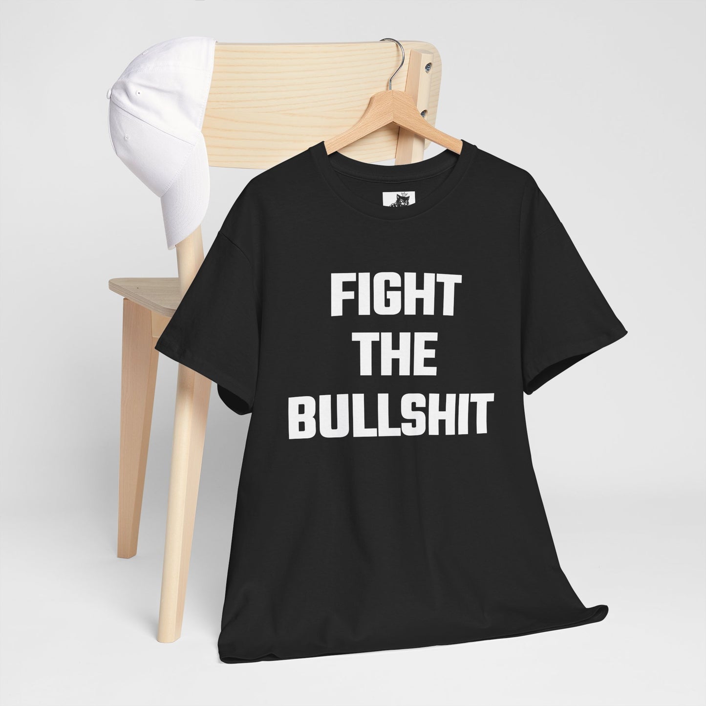 Fight The Bullshit Graphic Tee - Unisex Cotton T-Shirt