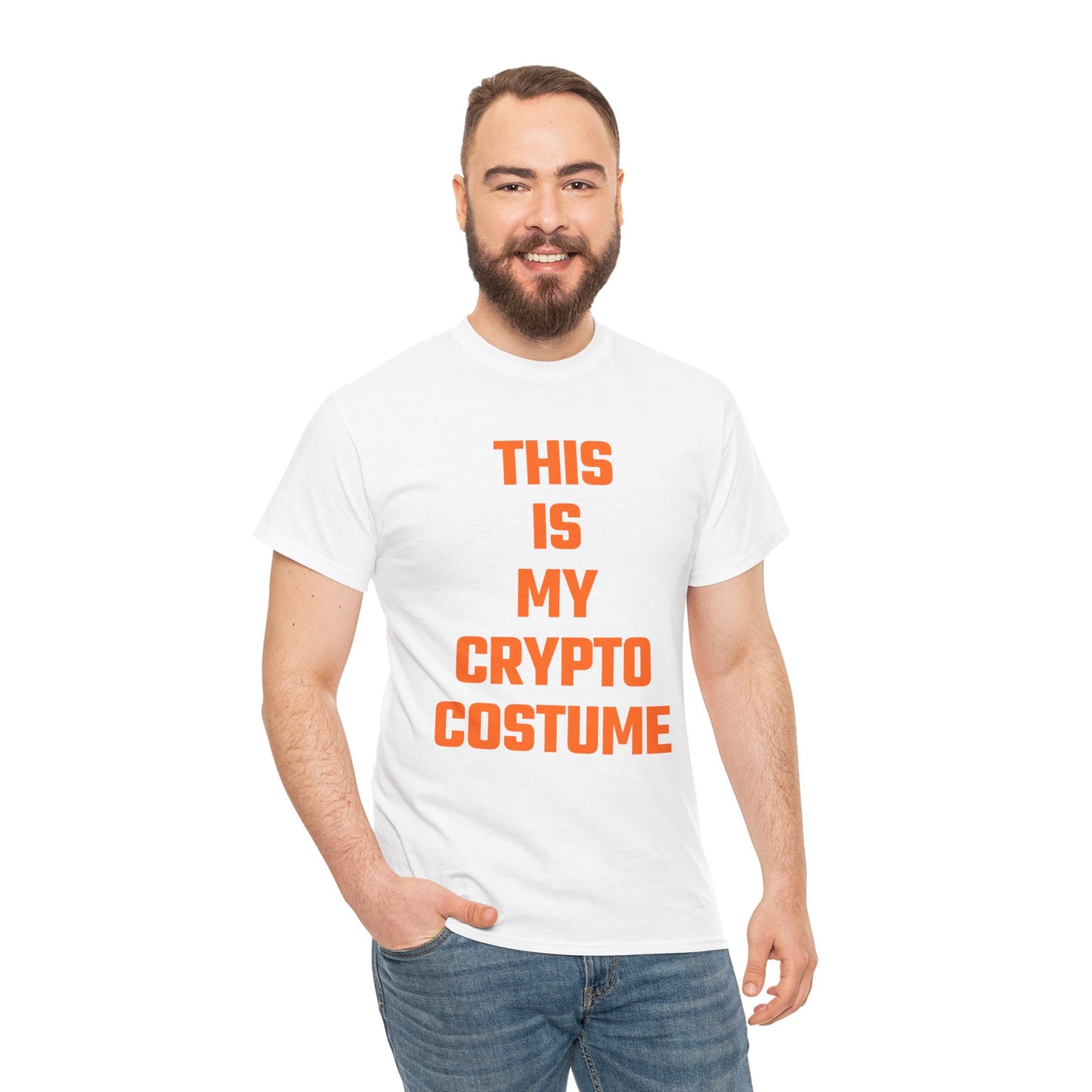 This Is My Crypto Costume Graphic Tee - Unisex Cotton T-Shirt