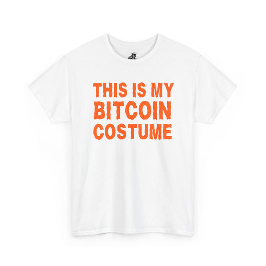 This Is My Bitcoin Costume Graphic Tee - Crypto Halloween T-Shirt
