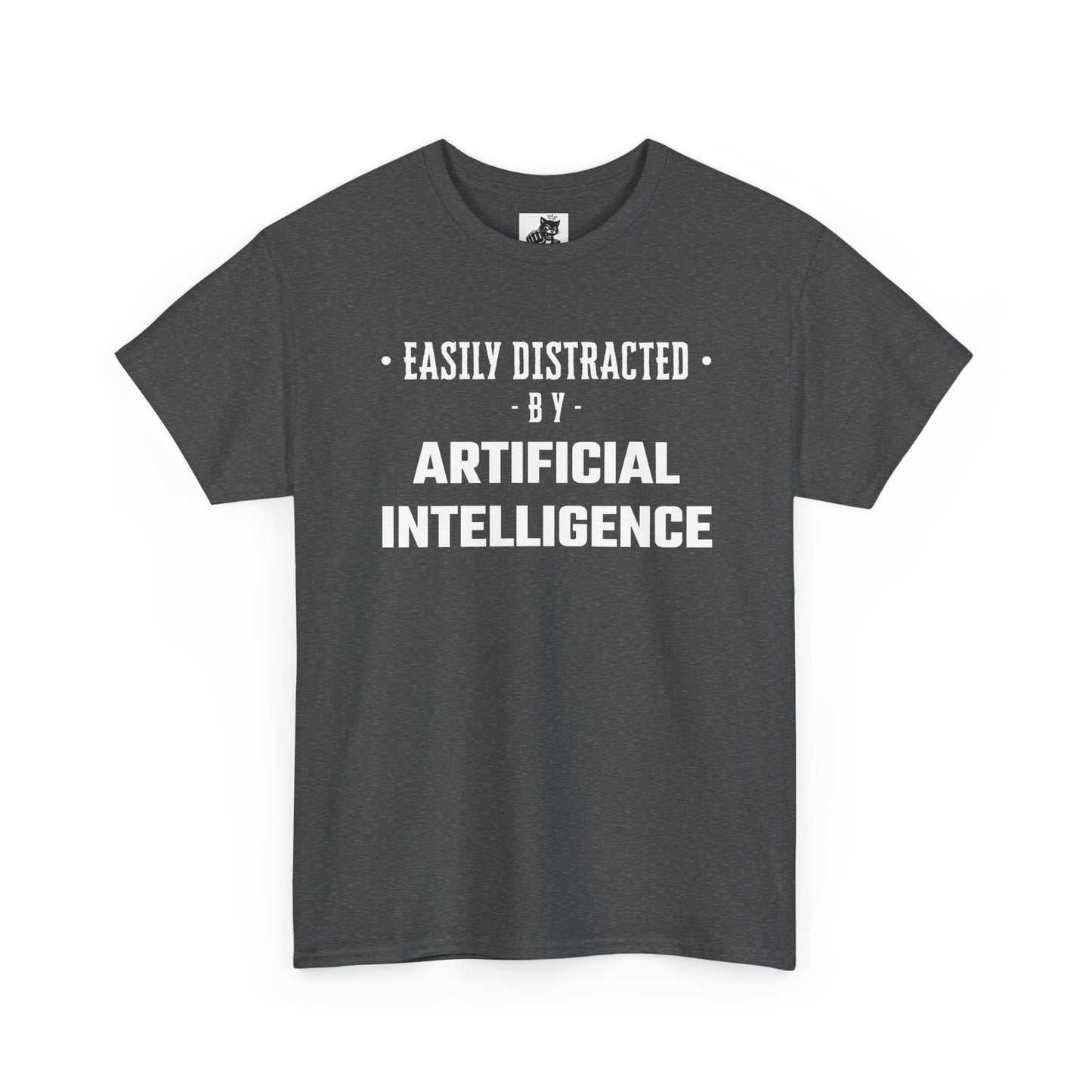 Easily Distracted By Artificial Intelligence Graphic Tee - Unisex Cotton T-Shirt