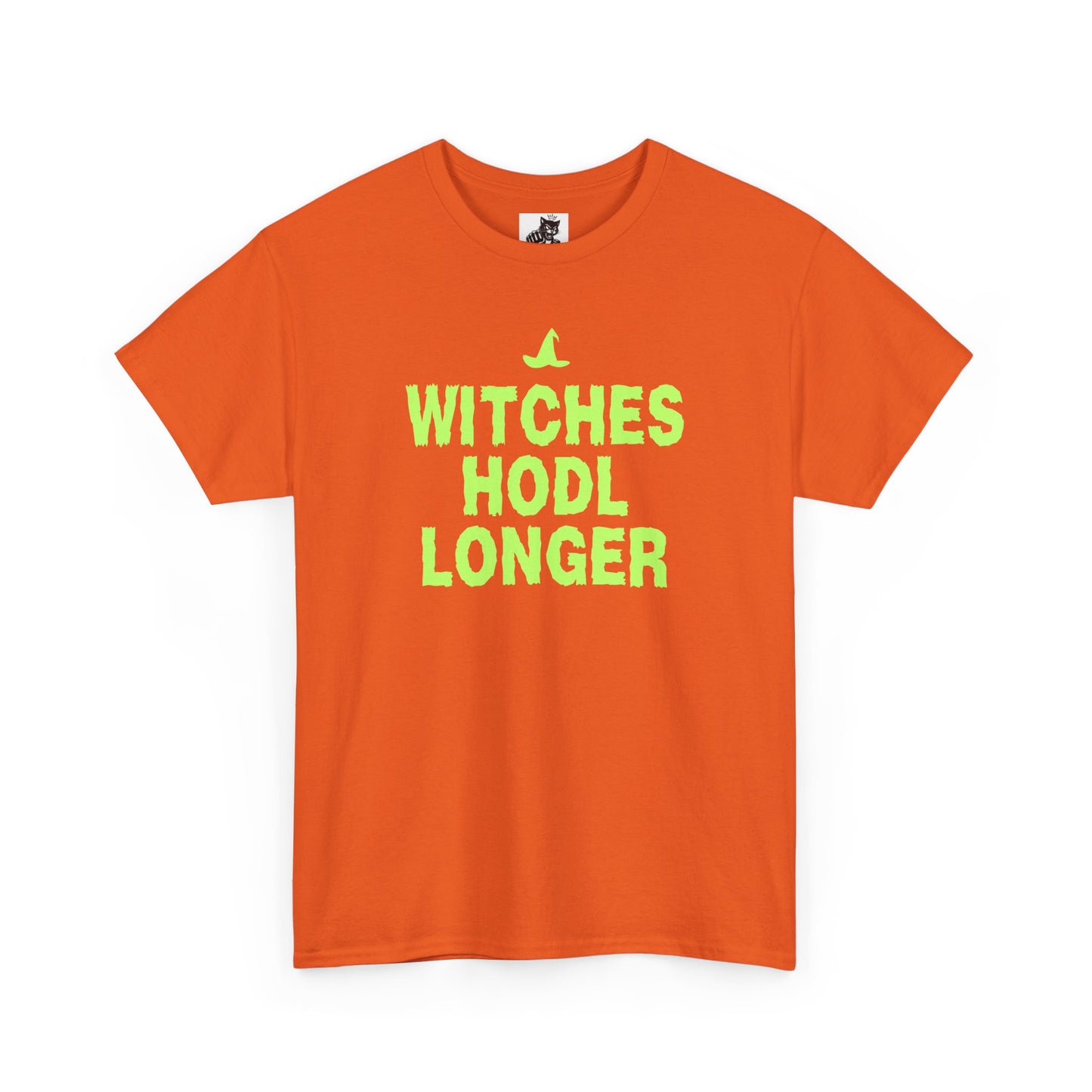 Witches HODL Longer (Version 2) Graphic Tee - Crypto Halloween Witch T-Shirt