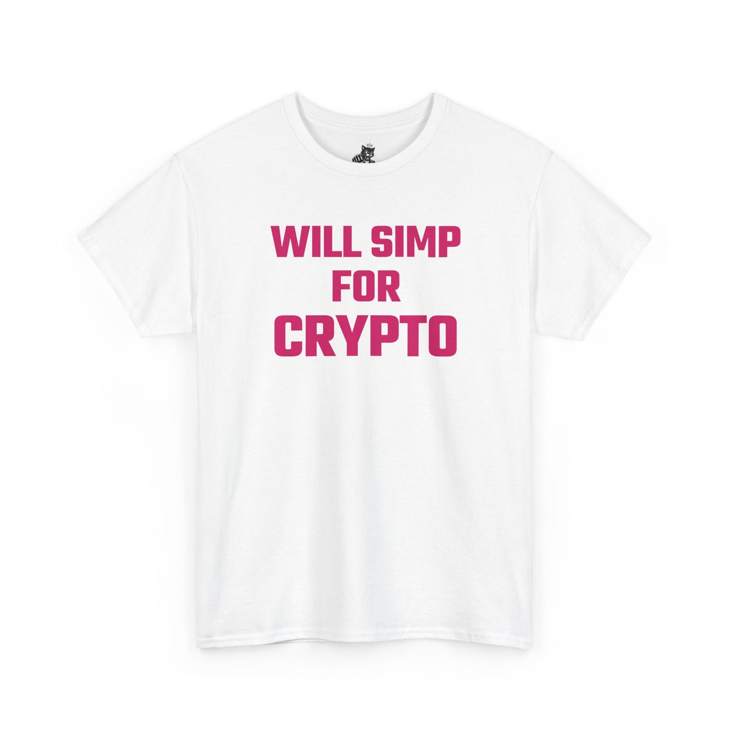 Will Simp For Crypto (Version 2) Graphic Tee - Unisex Cotton T-Shirt