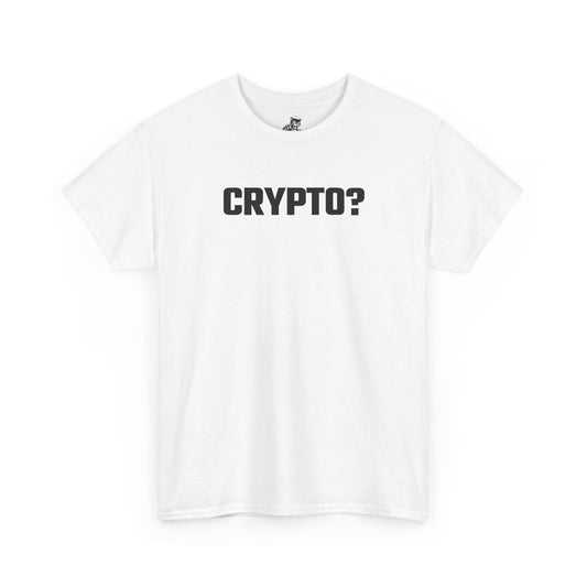 CRYPTO? Graphic Tee - Unisex Cotton T-Shirt