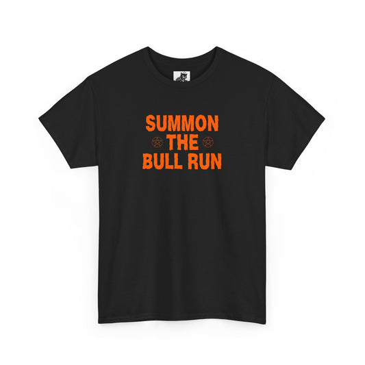 Summon The Bull Run Graphic Tee - Crypto Halloween T-Shirt