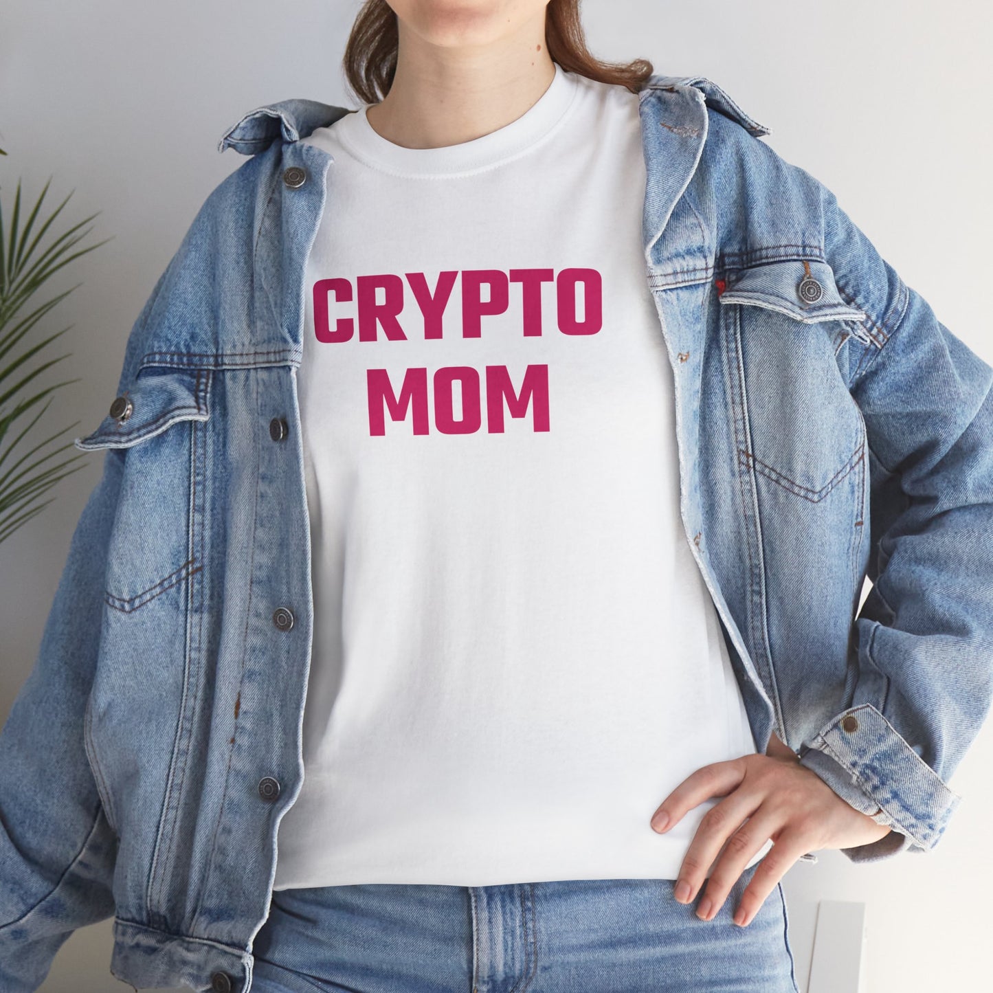 Crypto Mom (Version 2) Graphic Tee - Unisex Cotton T-Shirt
