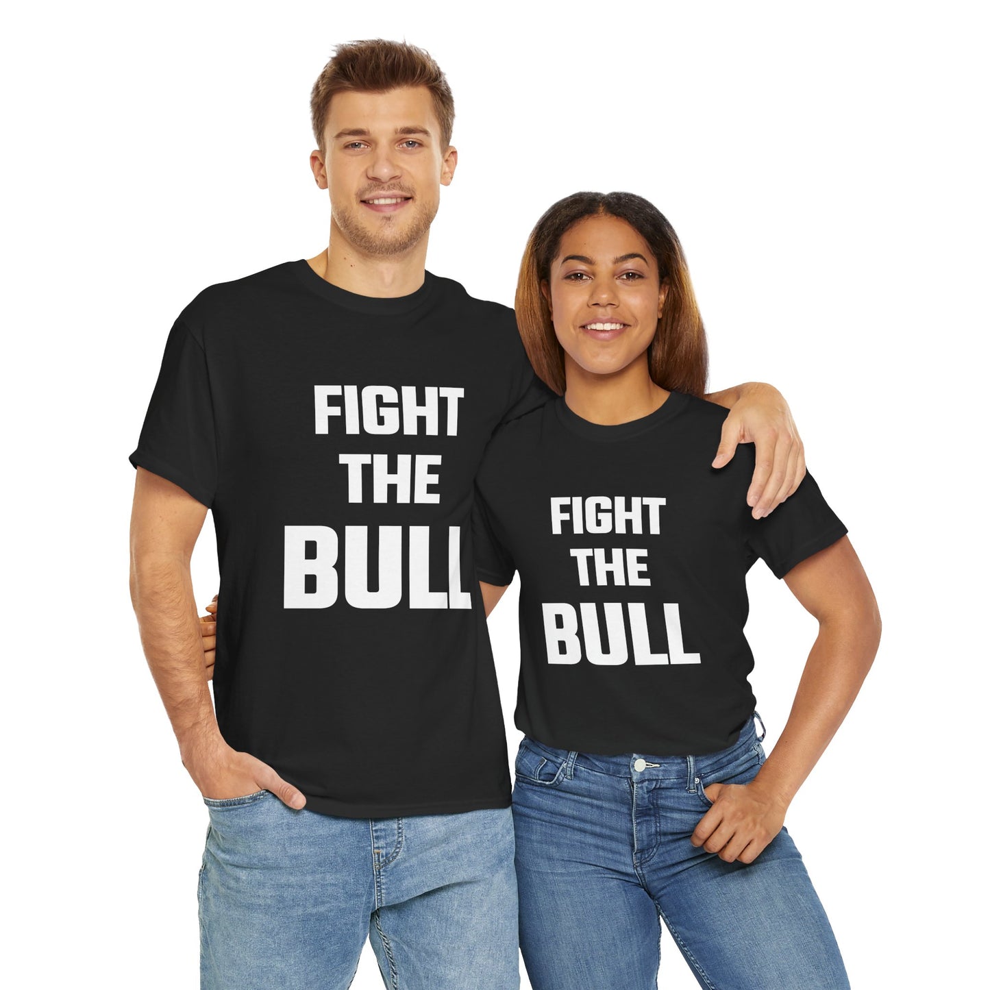 Fight The Bull Graphic Tee - Unisex Cotton T-Shirt