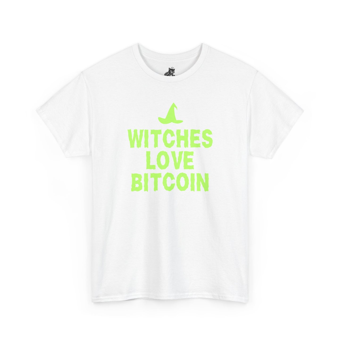 Witches Love Bitcoin (Version 2) Graphic Tee - Crypto Halloween Witch T-Shirt