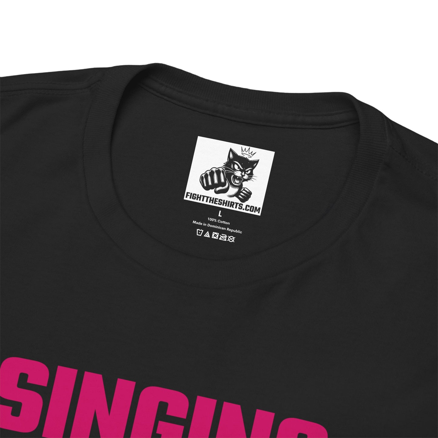Singing Saves The World (Version 2) Graphic Tee - Unisex Cotton T-Shirt