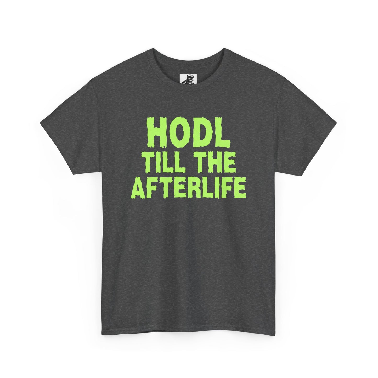 HODL Till The Afterlife (Version 2) Graphic Tee - Crypto Halloween T-Shirt