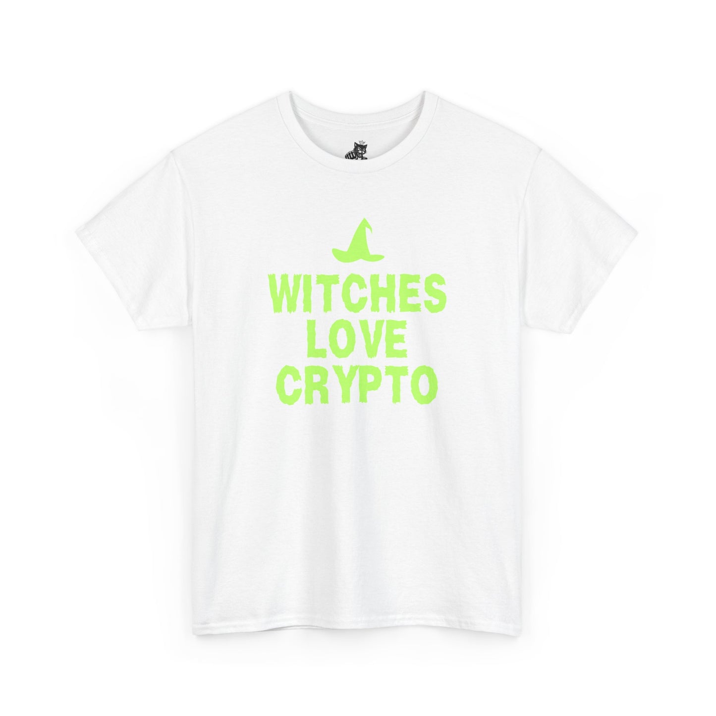 Witches Love Crypto (Version 2) Graphic Tee - Crypto Halloween Witch T-Shirt