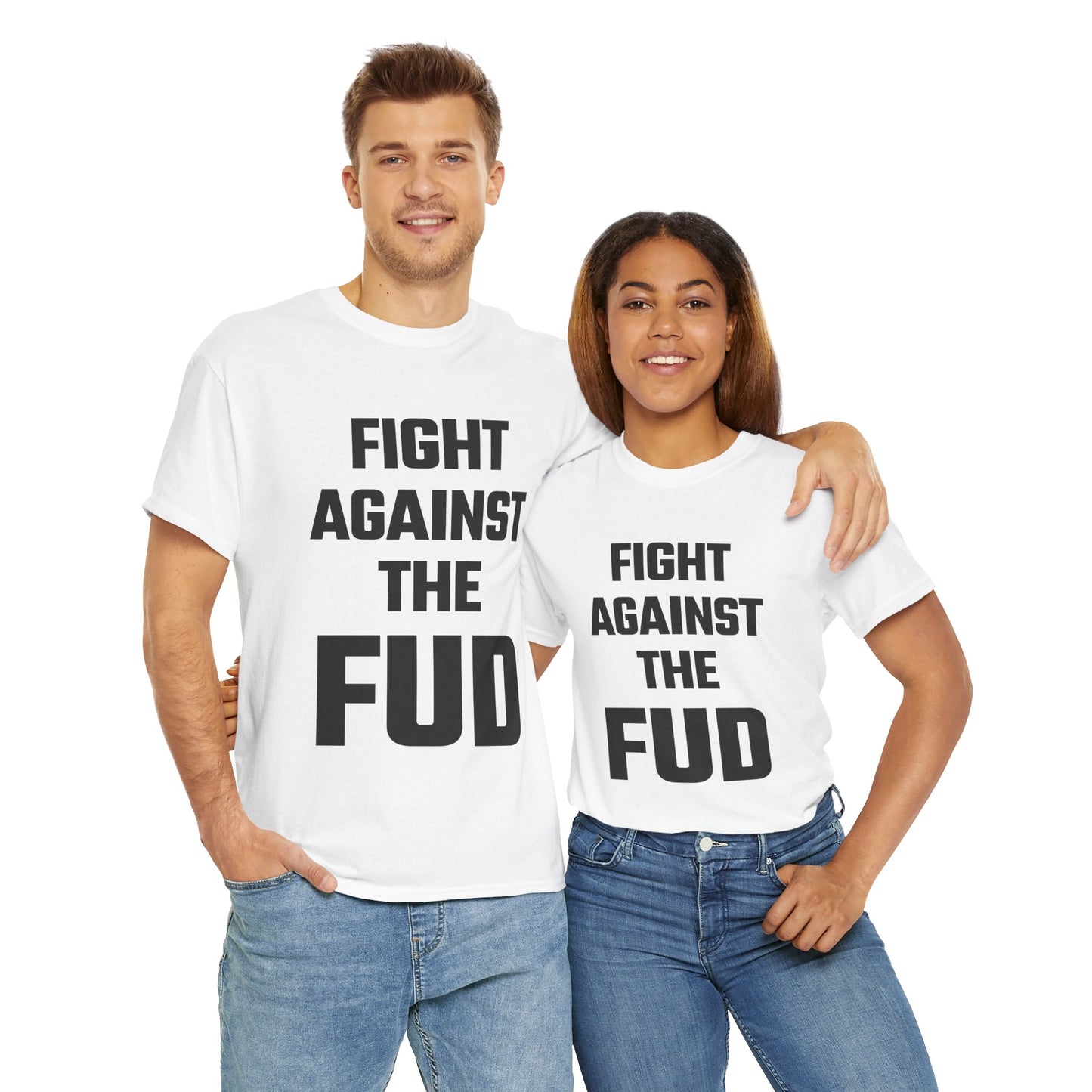 Fight Against The FUD Graphic Tee - Unisex Cotton T-Shirt