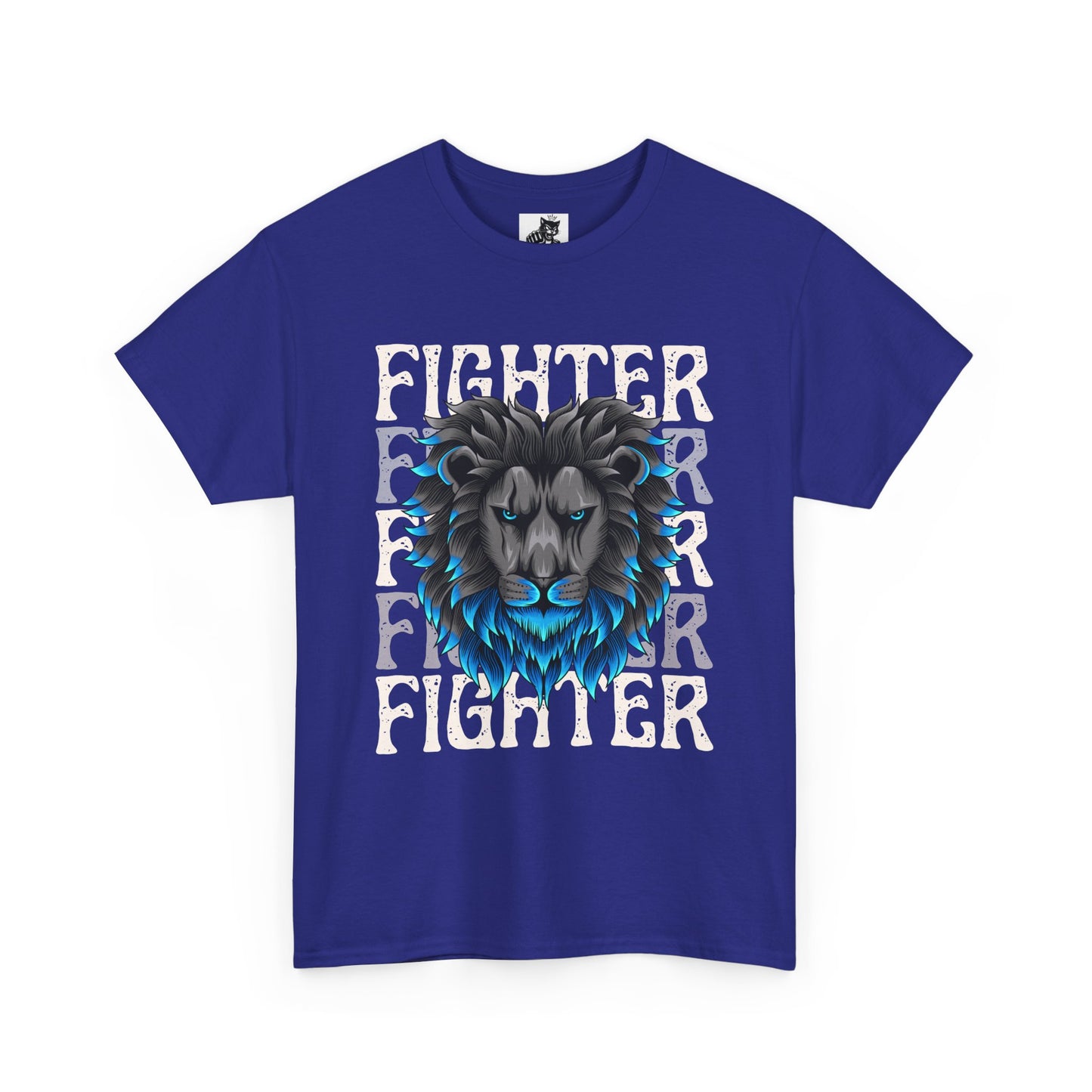 Fighter Lion Graphic Tee - Unisex Cotton T-Shirt