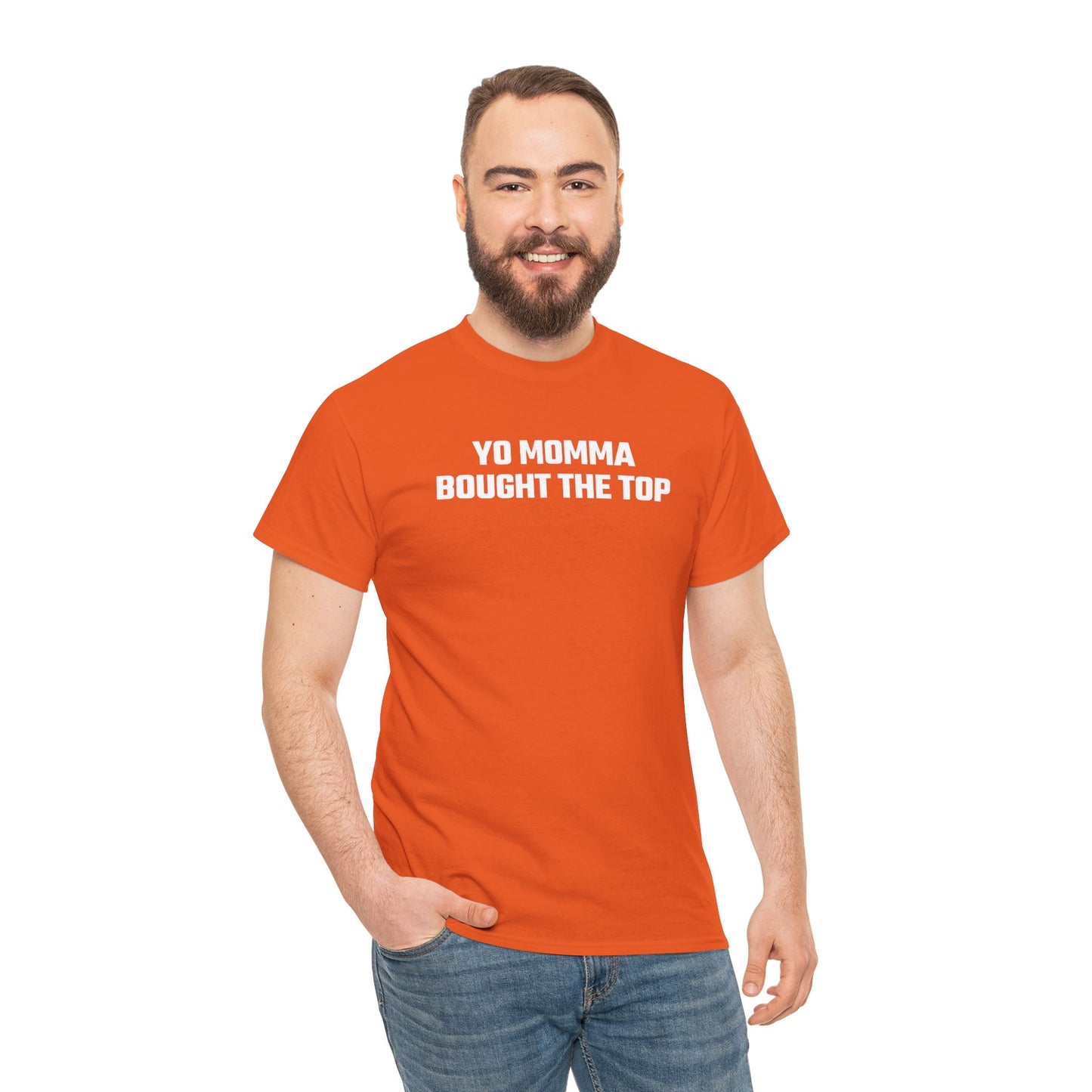 Yo Momma Bought The Top Graphic Tee - Crypto Themed T-Shirt