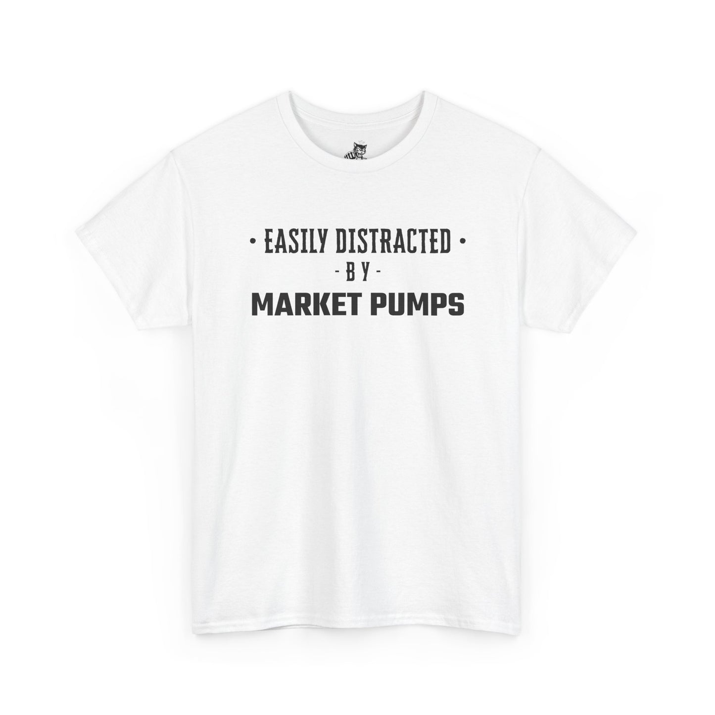 Easily Distracted By Market Pumps Graphic Tee - Unisex Cotton T-Shirt