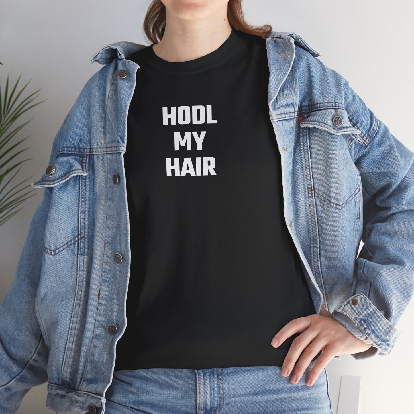 HODL My Hair Crypto Themed T-Shirt