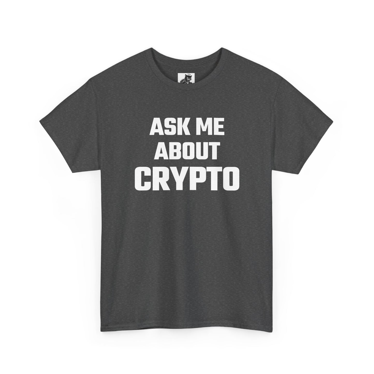 Ask Me About Crypto Graphic Tee - Unisex Cotton T-Shirt