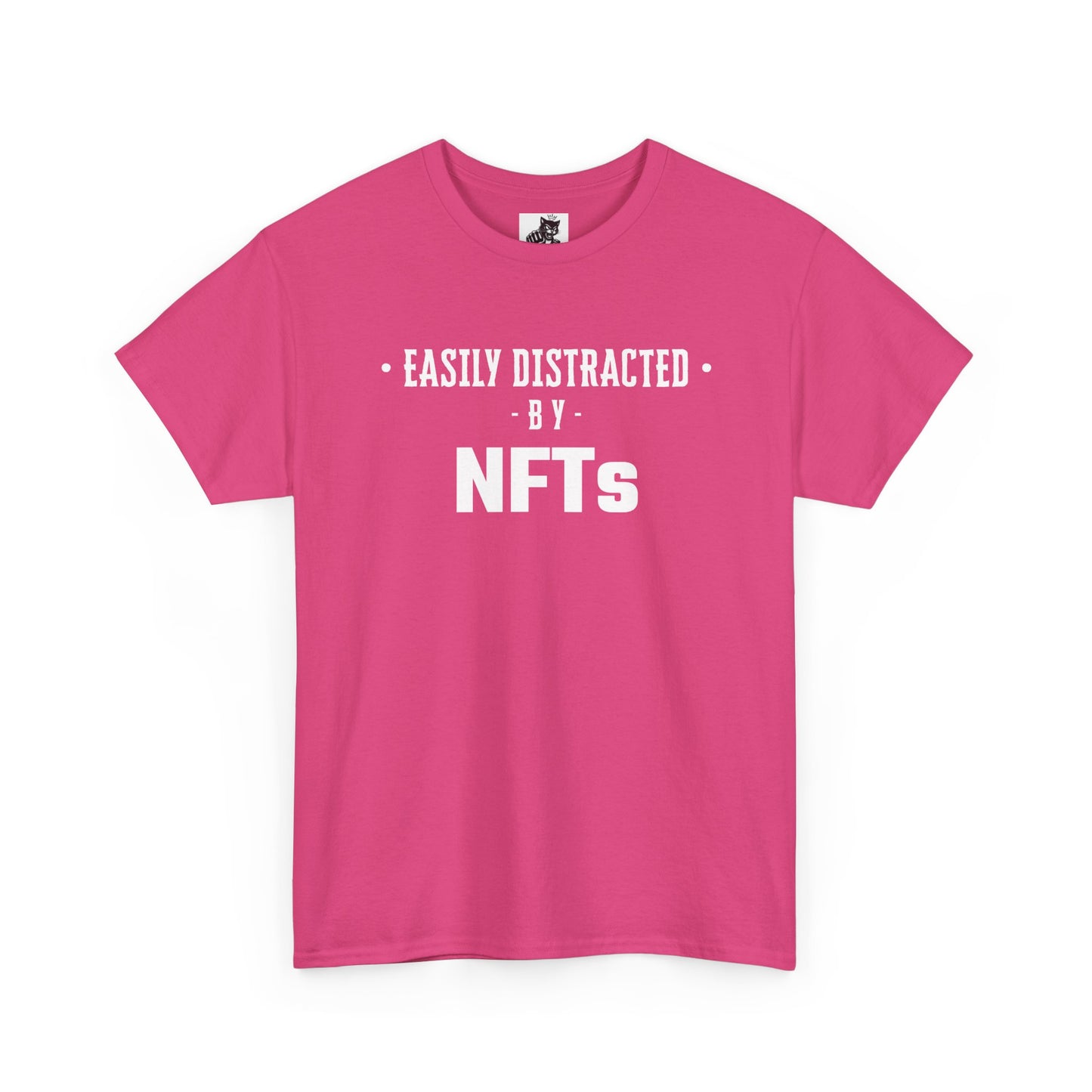 Easily Distracted By NFTs Graphic Tee - Unisex Cotton T-Shirt
