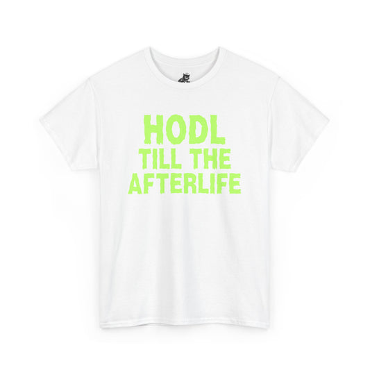 HODL Till The Afterlife (Version 2) Graphic Tee - Crypto Halloween T-Shirt