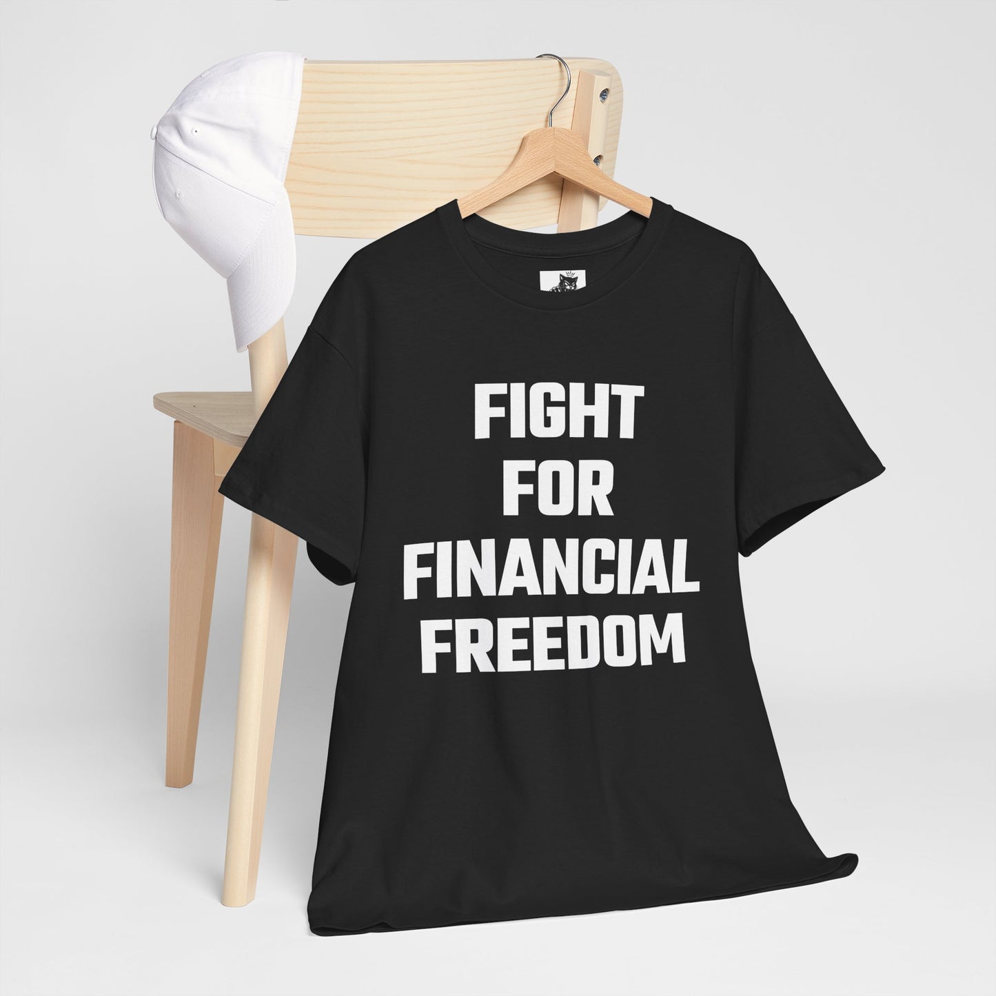 Fight for Financial Freedom Graphic Tee - Unisex Cotton T-Shirt