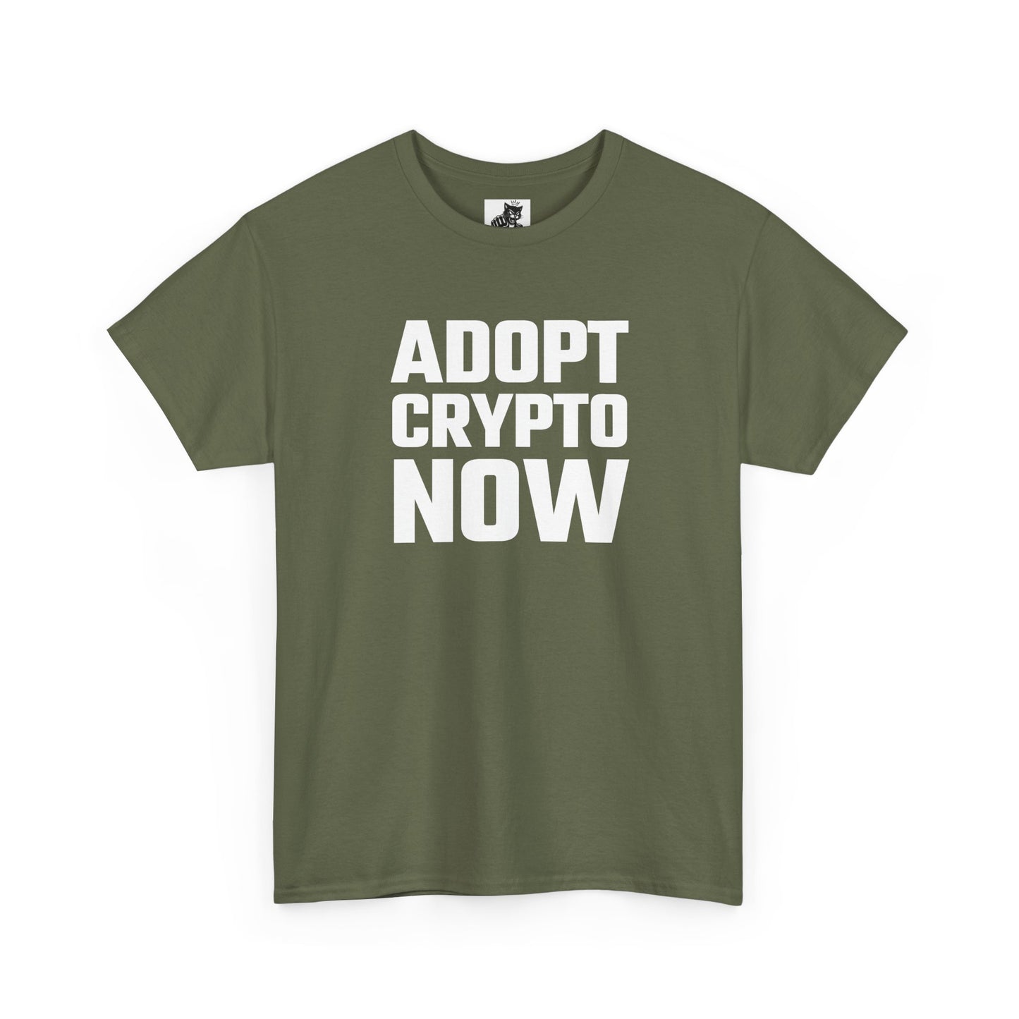 Adopt Crypto Now Graphic T-Shirt