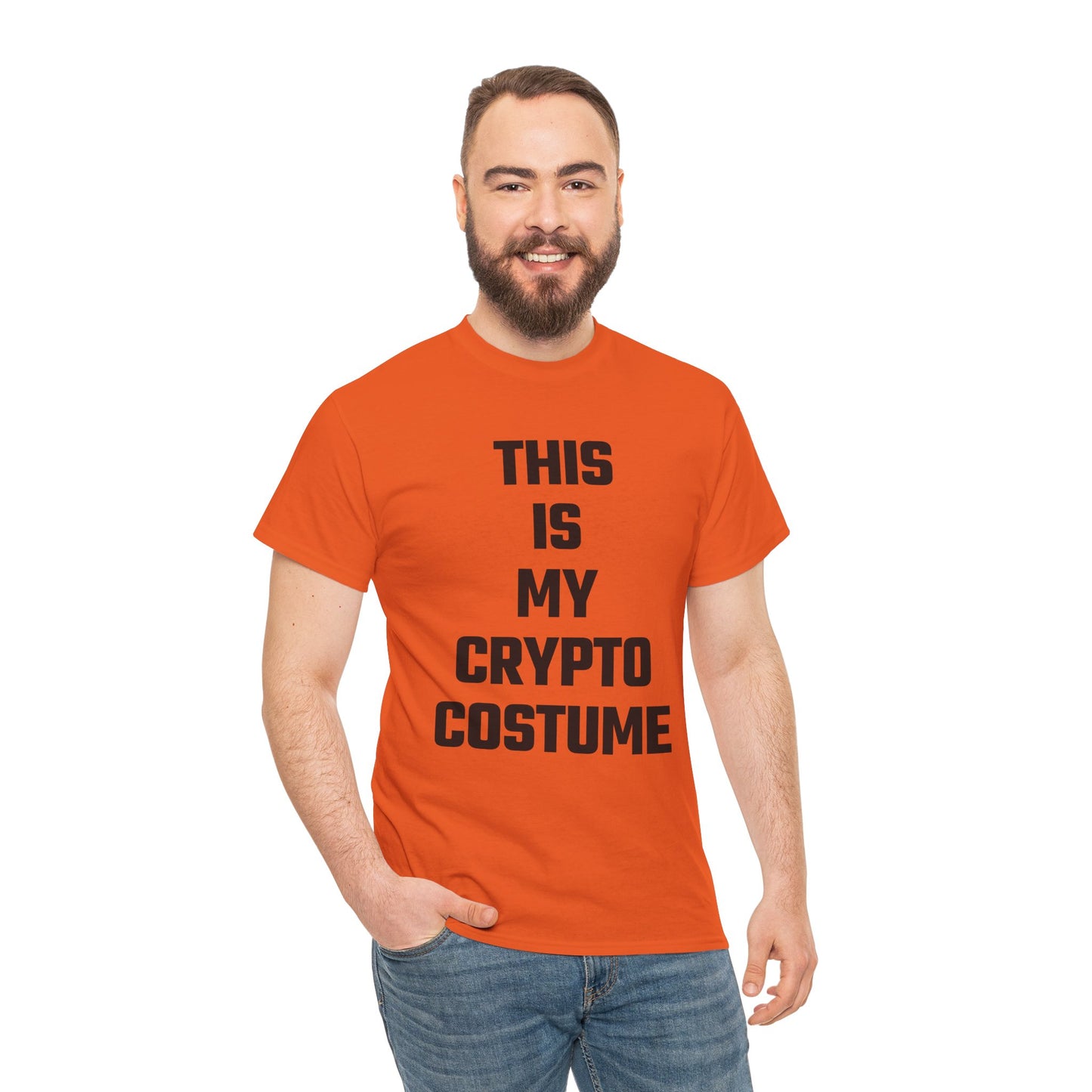 This Is My Crypto Costume Graphic Tee - Unisex Cotton T-Shirt