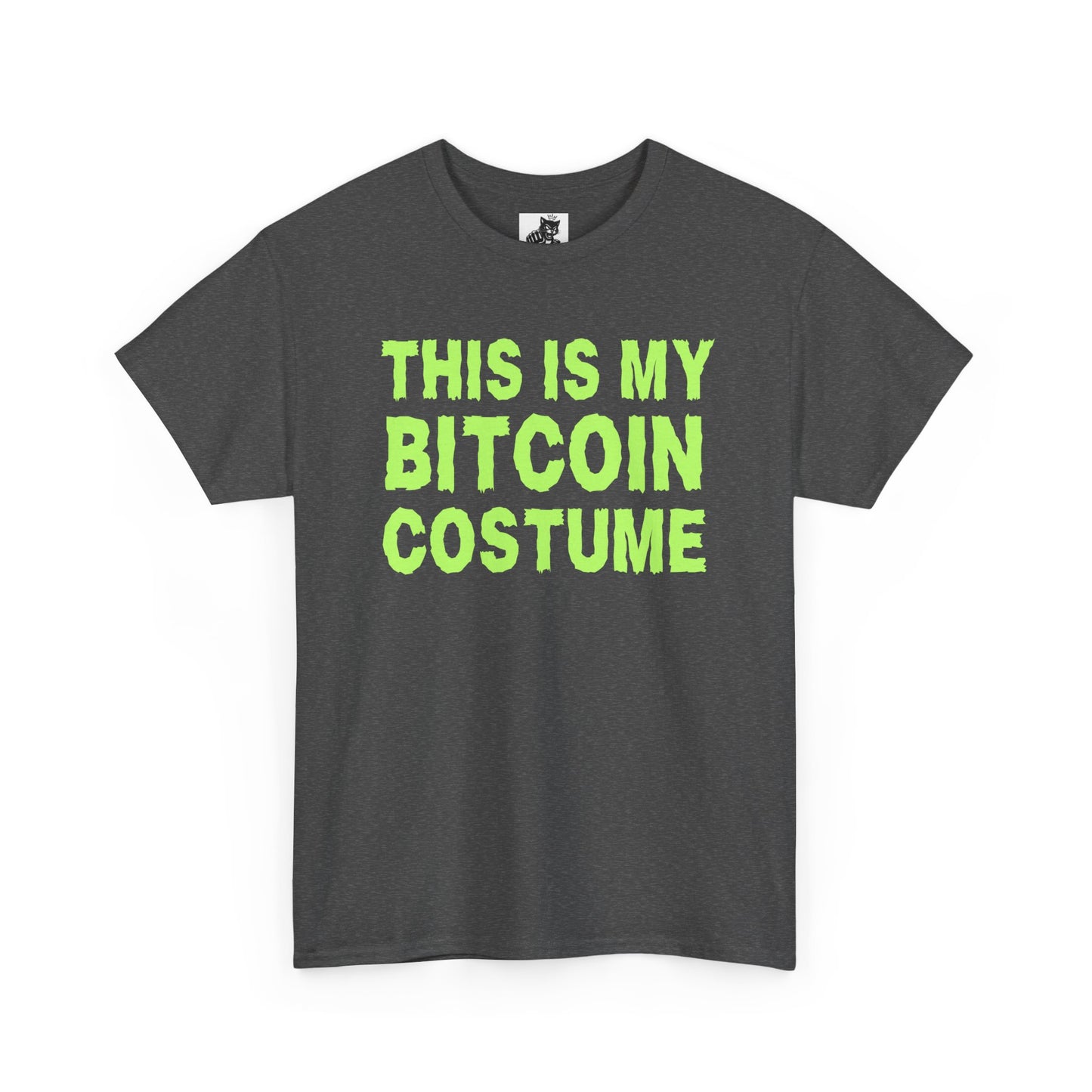 This Is My Bitcoin Costume (Version 2) Graphic Tee - Crypto Halloween T-Shirt