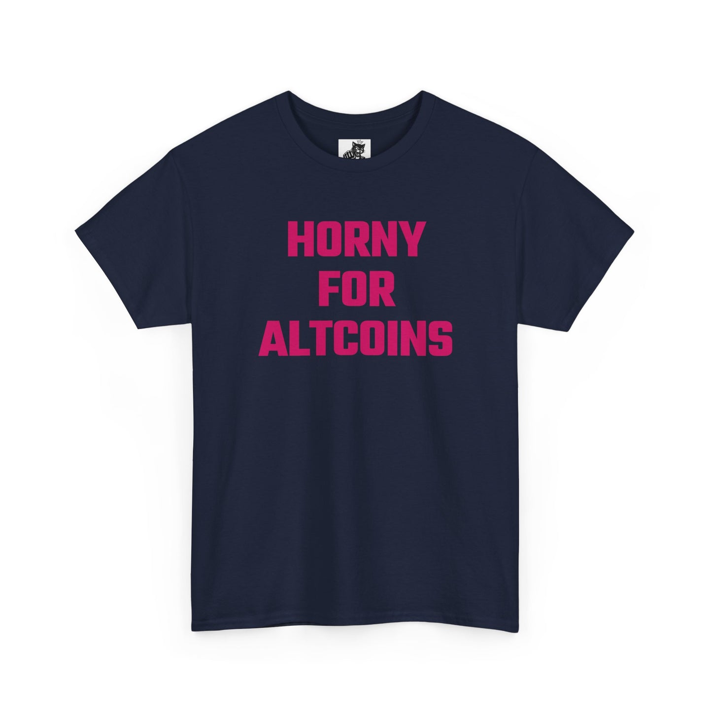 Horny For Altcoins (Version 2) Crypto Themed T-Shirt