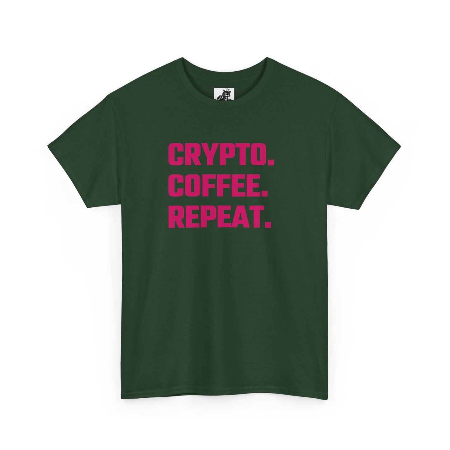 Crypto Coffee Repeat (Version 2) T-Shirt