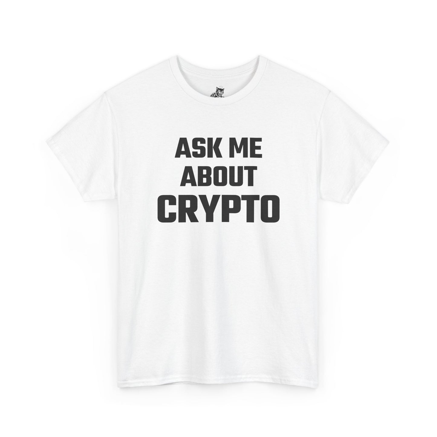 Ask Me About Crypto Graphic Tee - Unisex Cotton T-Shirt