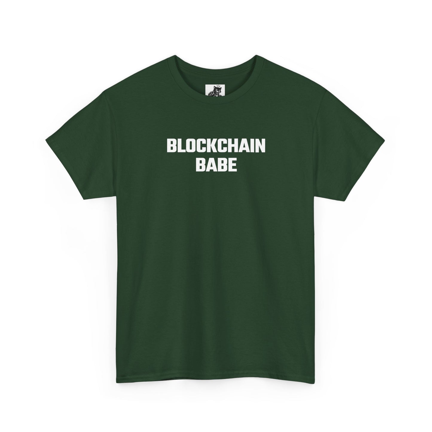 Blockchain Babe Crypto Themed T-Shirt