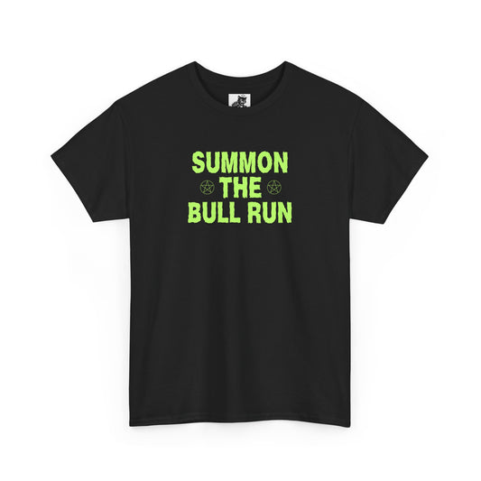 Summon The Bull Run (Version 2) Graphic Tee - Crypto Halloween T-Shirt