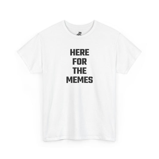 Here For The Memes Crypto Themed T-Shirt