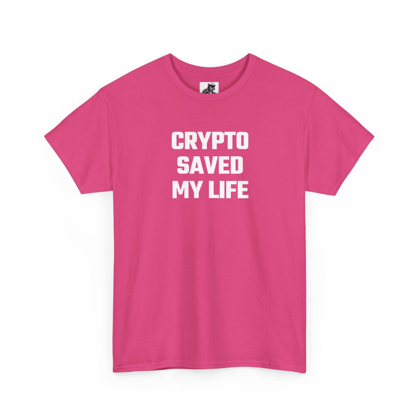 Crypto Saved My Life Graphic Tee - Unisex Cotton T-Shirt