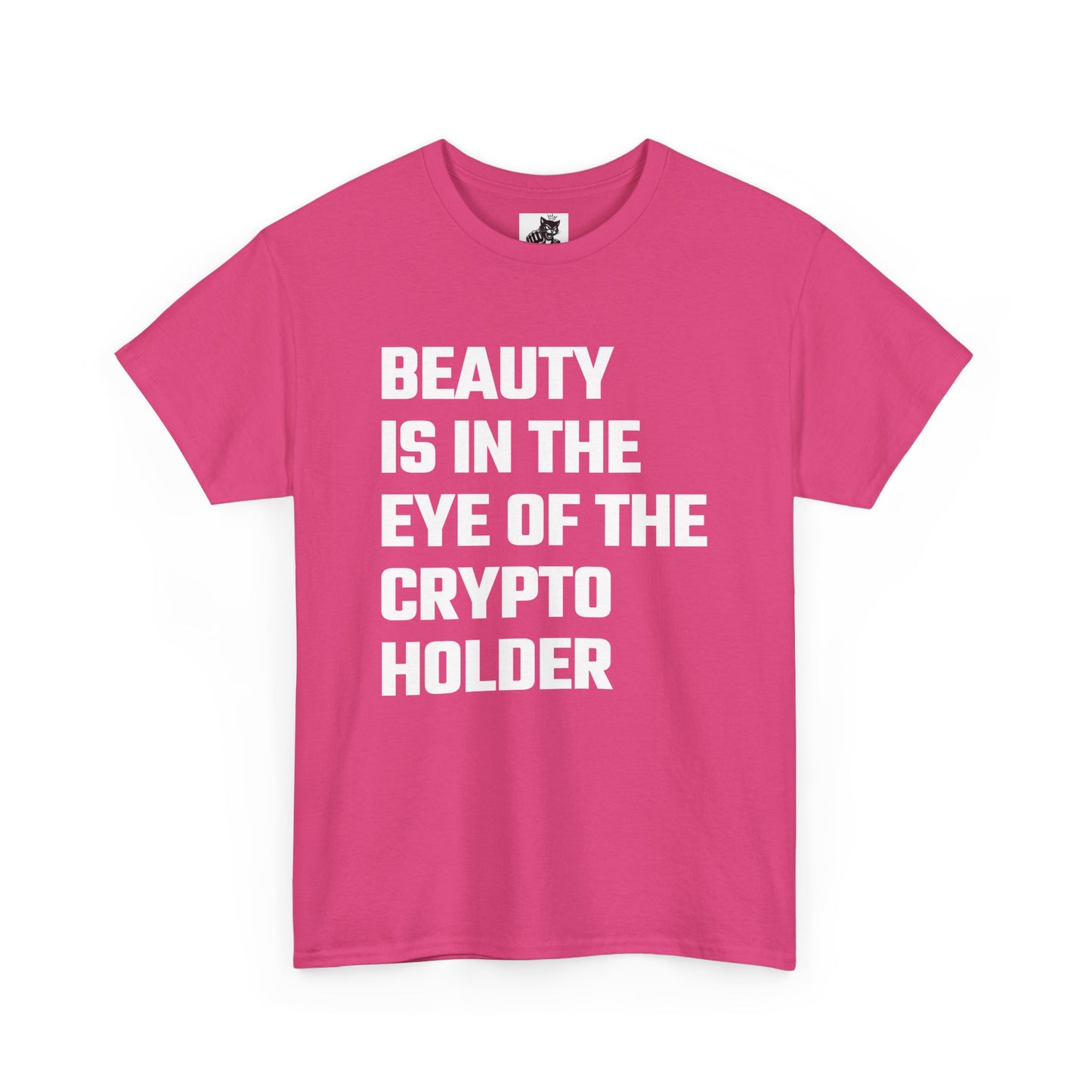 Beauty Is In The Eye of the Crypto Holder Graphic Tee - Unisex Cotton T-Shirt