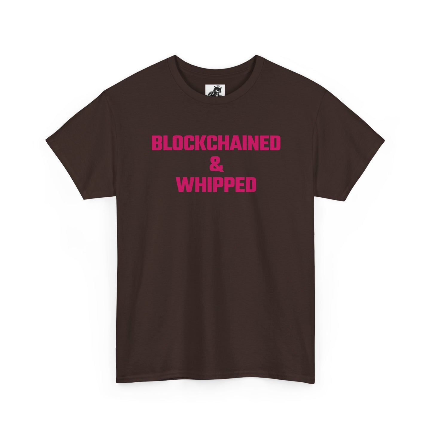 Blockchained And Whipped (Version 2) Crypto Themed T-Shirt