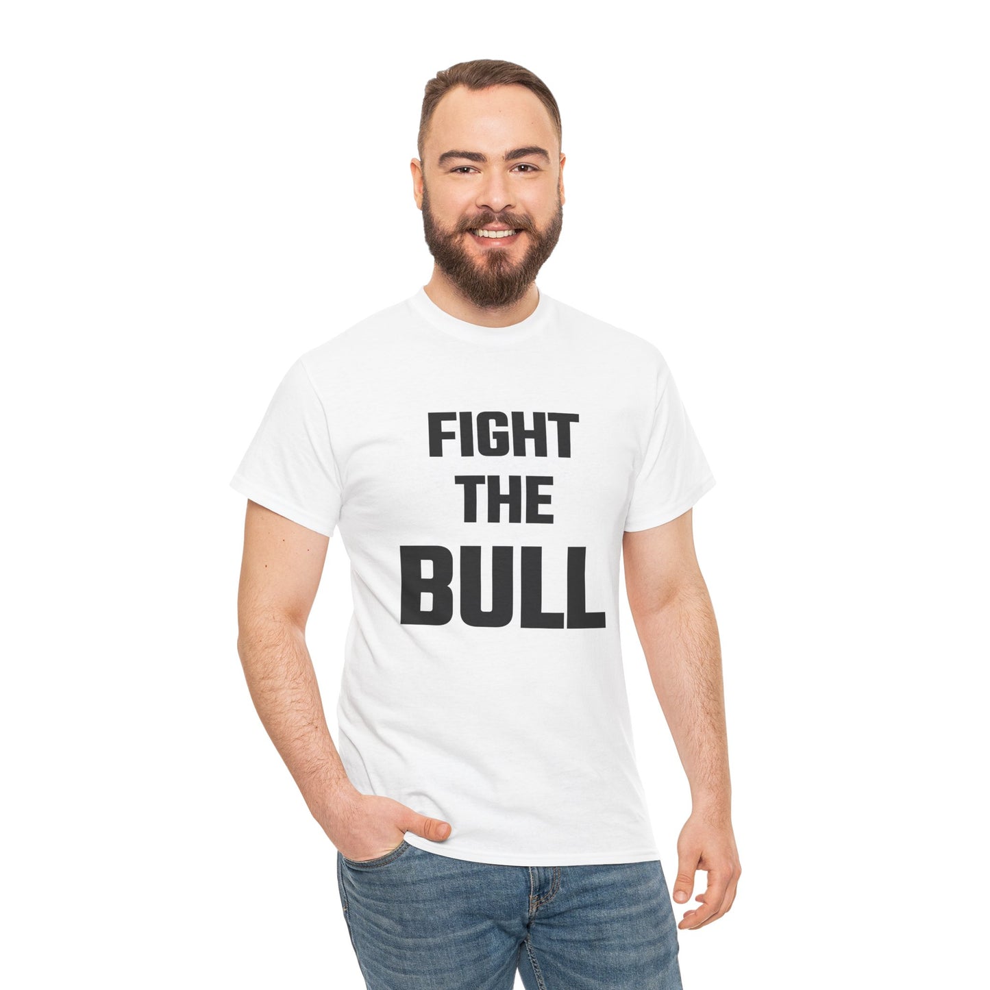 Fight The Bull Graphic Tee - Unisex Cotton T-Shirt