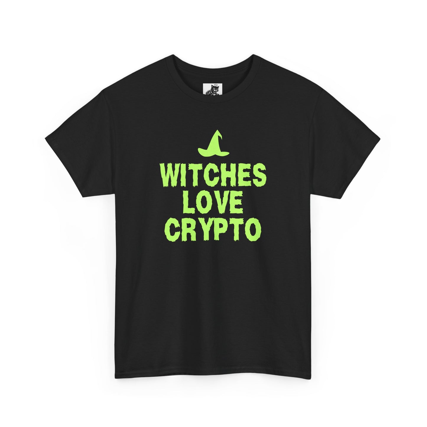 Witches Love Crypto (Version 2) Graphic Tee - Crypto Halloween Witch T-Shirt