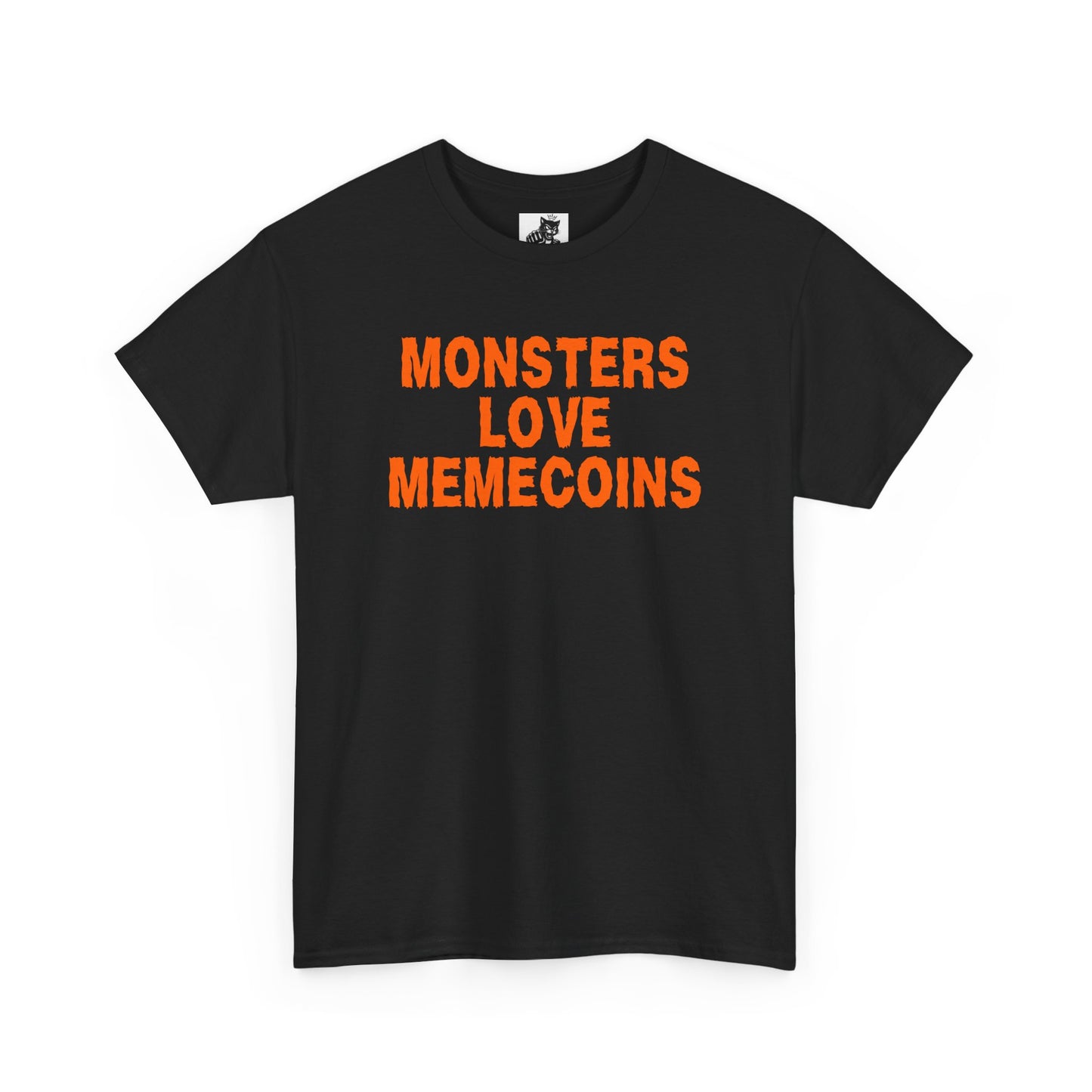 Monsters Love Memecoins Graphic Tee - Crypto Halloween T-Shirt