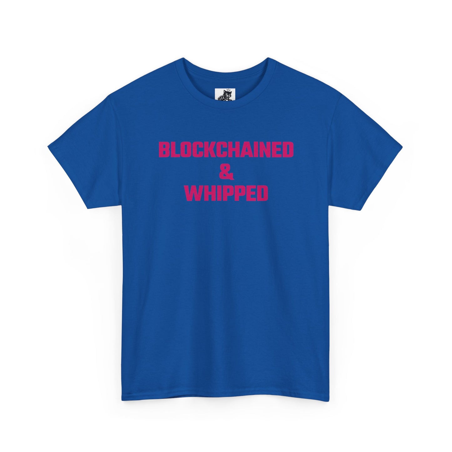 Blockchained And Whipped (Version 2) Crypto Themed T-Shirt