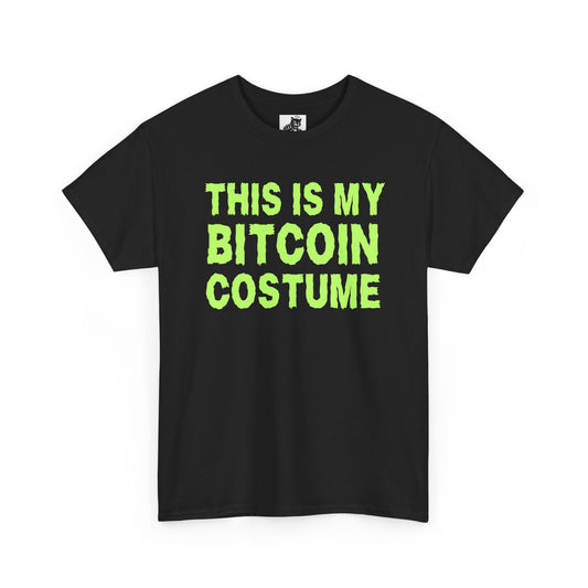 This Is My Bitcoin Costume (Version 2) Graphic Tee - Crypto Halloween T-Shirt
