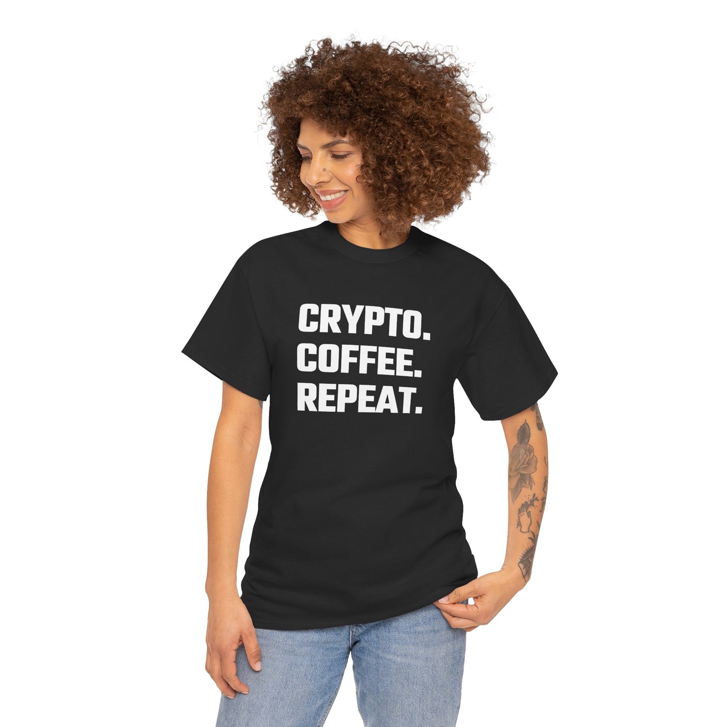 Crypto Coffee Repeat T-Shirt