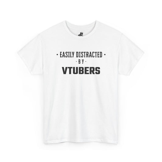 Easily Distracted By VTubers Graphic Tee - Unisex Cotton T-Shirt