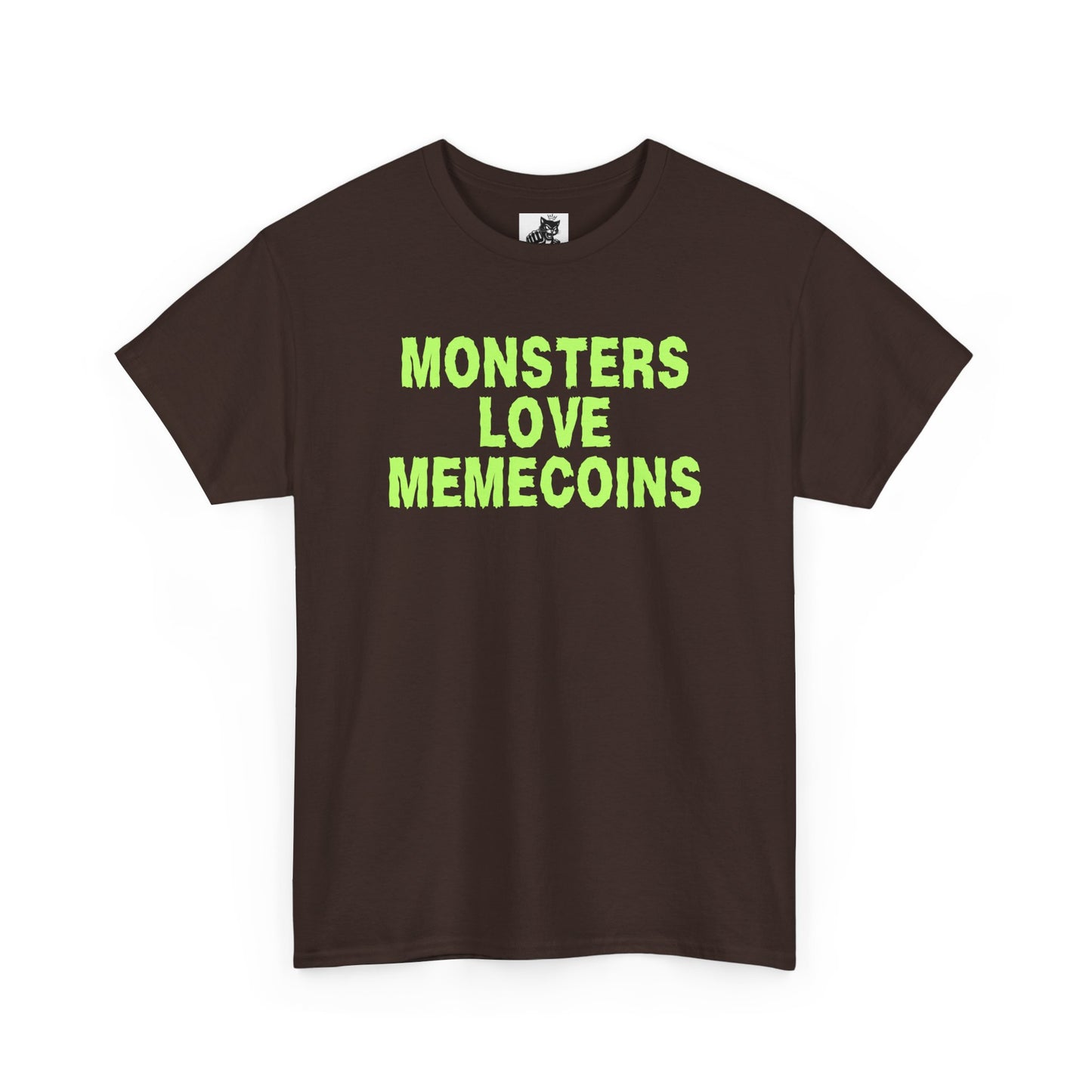 Monsters Love Memecoins (Version 2) Graphic Tee - Crypto Halloween T-Shirt