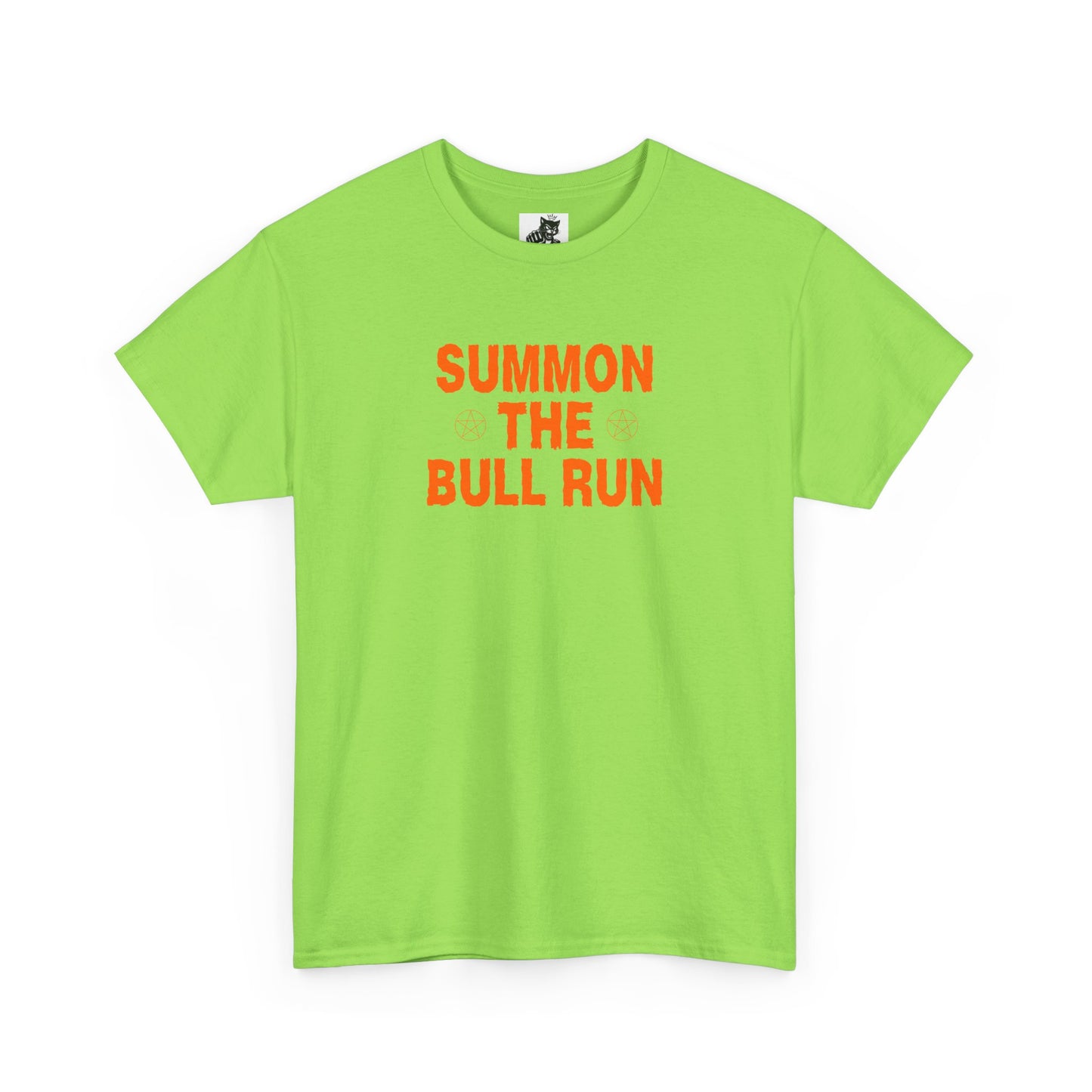 Summon The Bull Run Graphic Tee - Crypto Halloween T-Shirt