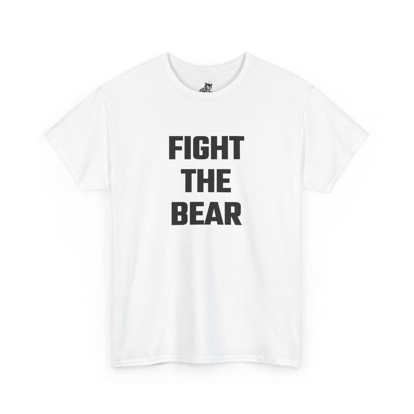 Fight The Bear Graphic Tee - Unisex Cotton T-Shirt