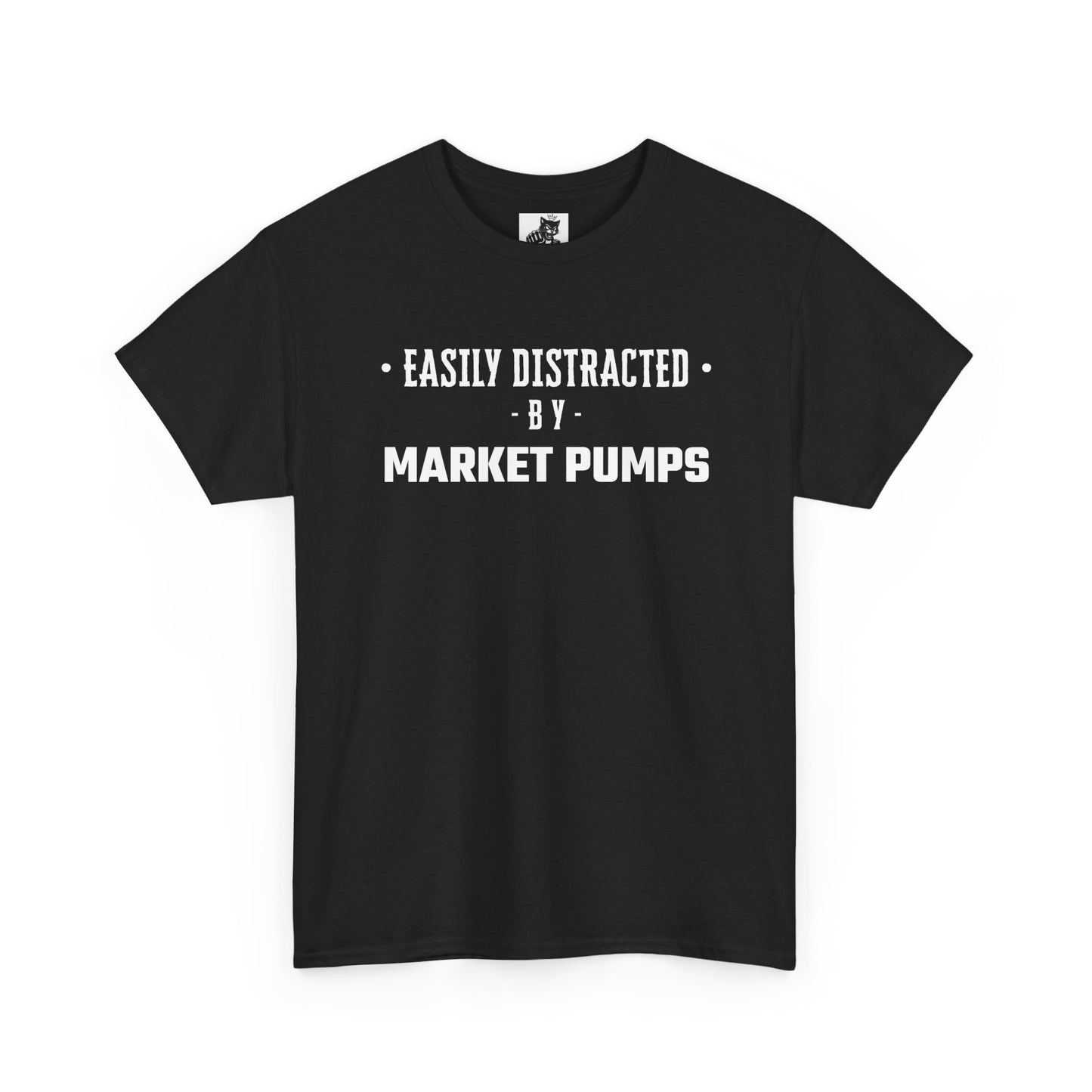 Easily Distracted By Market Pumps Graphic Tee - Unisex Cotton T-Shirt